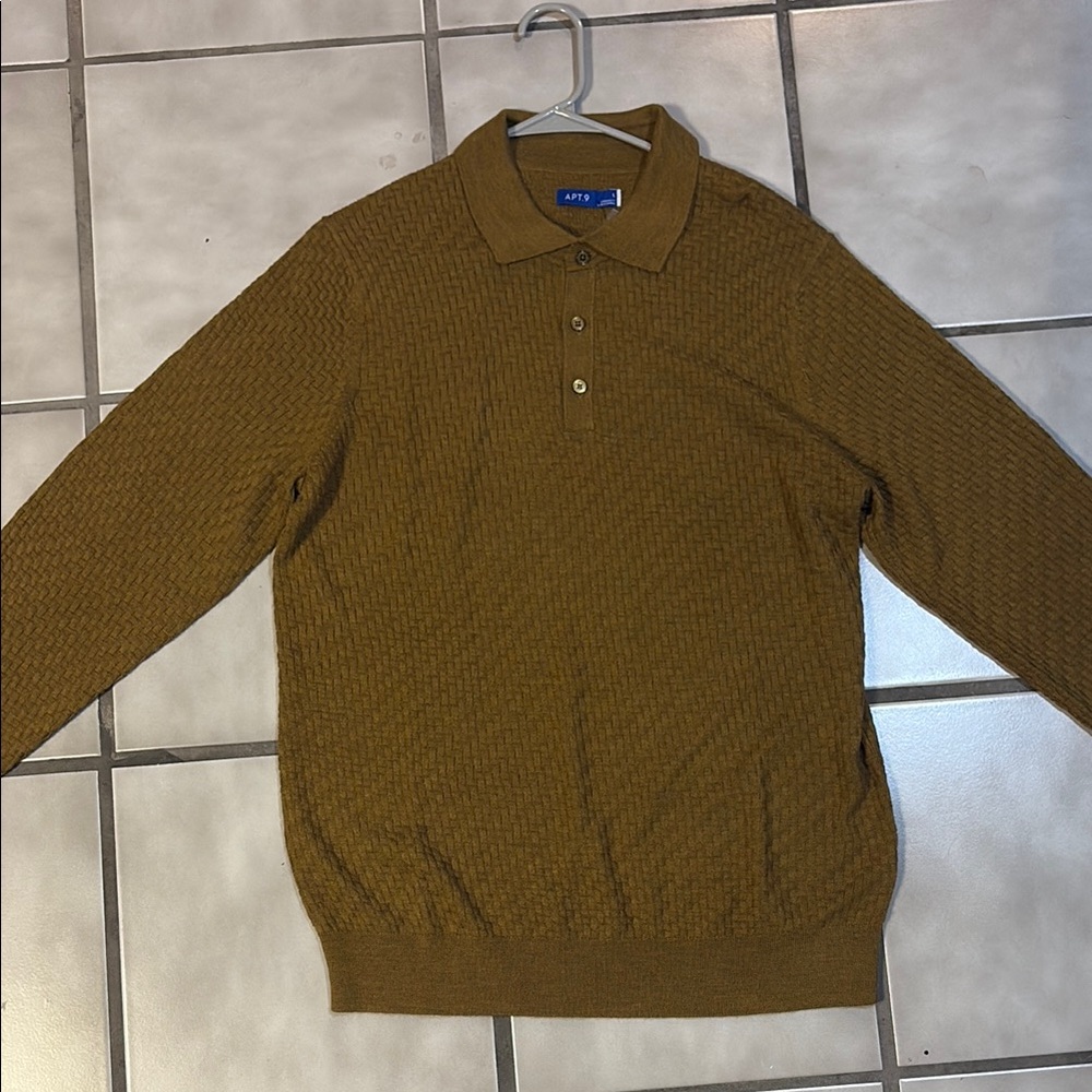 Apt. 9 Men's V-Neck Sweater - Brown